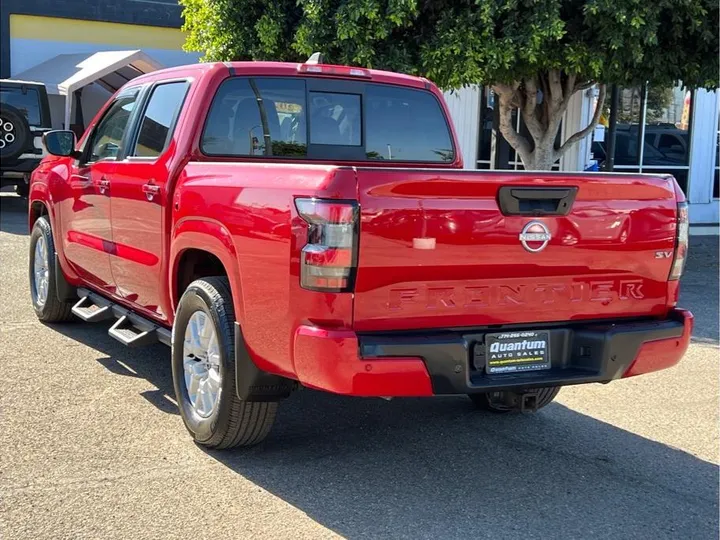 RED, 2022 NISSAN FRONTIER CREW CAB Image 3