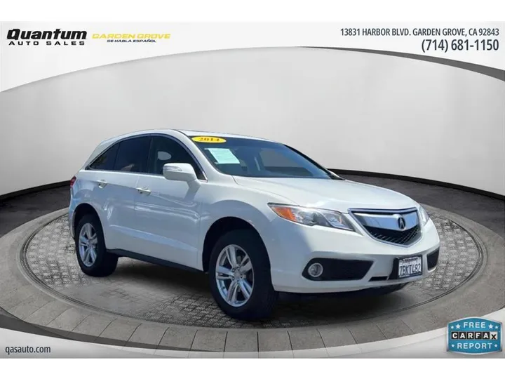 WHITE, 2014 ACURA RDX Image 7