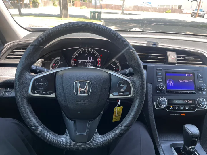 BLUE, 2017 HONDA CIVIC Image 11