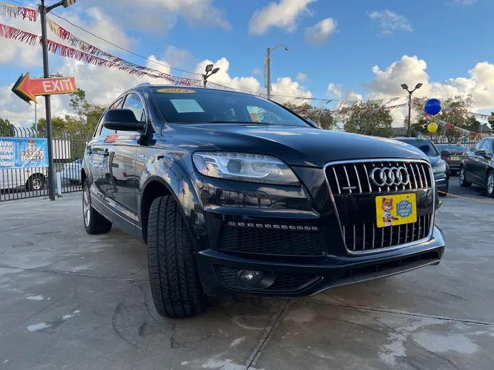 Black, 2014 AUDI Q7 Image 3