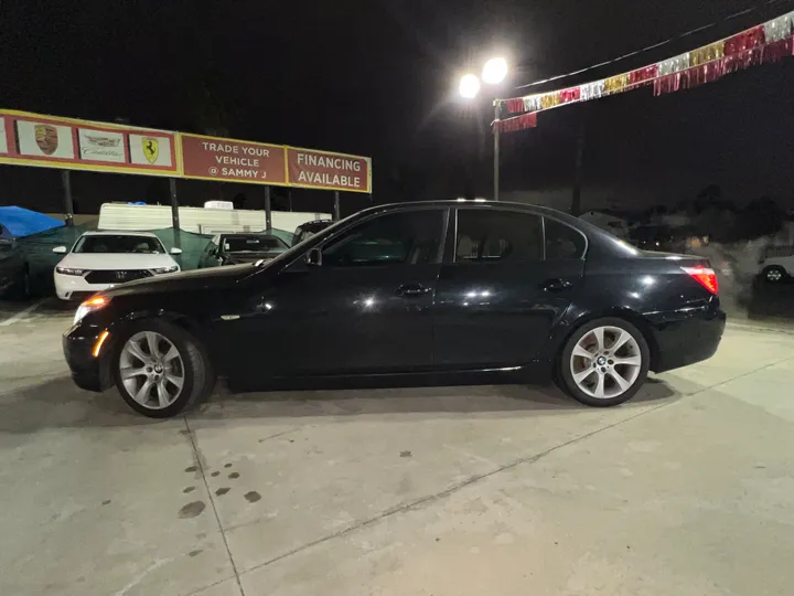 Black, 2009 BMW 5-SERIES Image 8