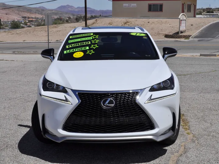 WHITE, 2017 LEXUS NX Image 2