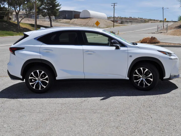 WHITE, 2017 LEXUS NX Image 8