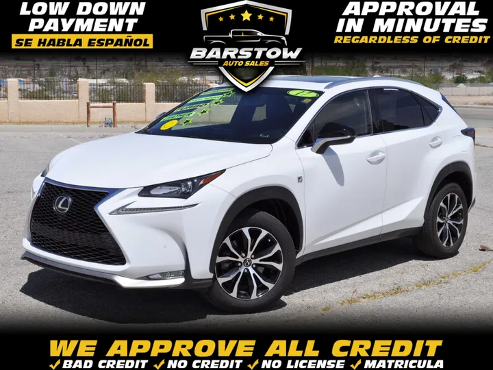 WHITE, 2017 LEXUS NX Image 1