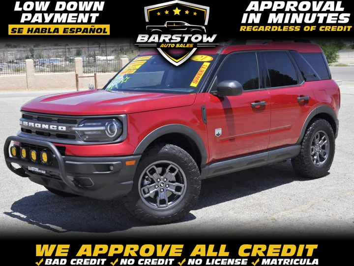 RED, 2021 FORD BRONCO SPORT Image 1