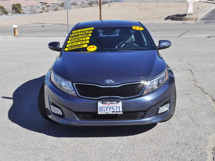 BLUE, 2015 KIA OPTIMA Image 2