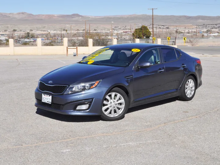 BLUE, 2015 KIA OPTIMA Image 3