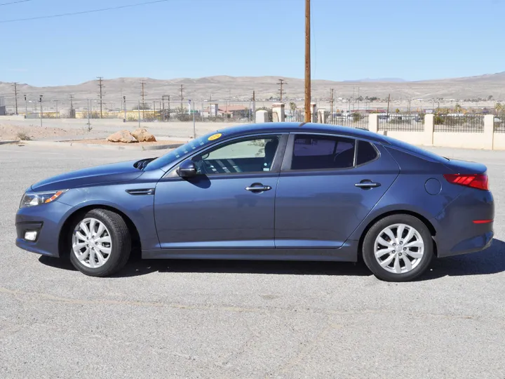 BLUE, 2015 KIA OPTIMA Image 4