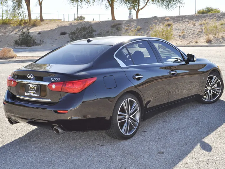 BLACK, 2014 INFINITI Q50 Image 7