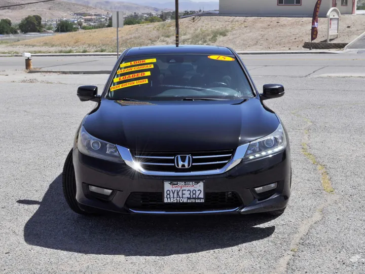 BLACK, 2015 HONDA ACCORD Image 2