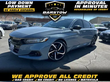 GRAY, 2021 HONDA ACCORD Image 12