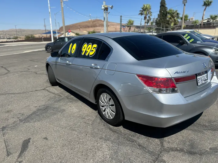 SILVER, 2012 HONDA ACCORD Image 3