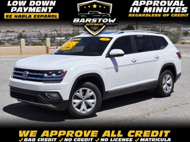 WHITE, 2018 VOLKSWAGEN ATLAS Image 