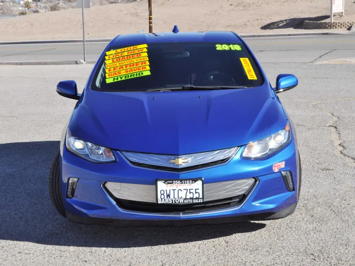 BLUE, 2018 CHEVROLET VOLT Image 2