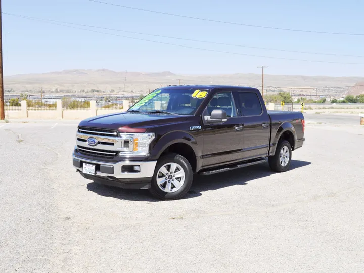 BURGUNDY, 2018 FORD F150 SUPERCREW CAB Image 3