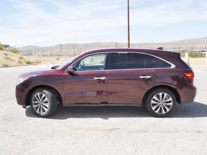 BURGUNDY, 2014 ACURA MDX Image 4