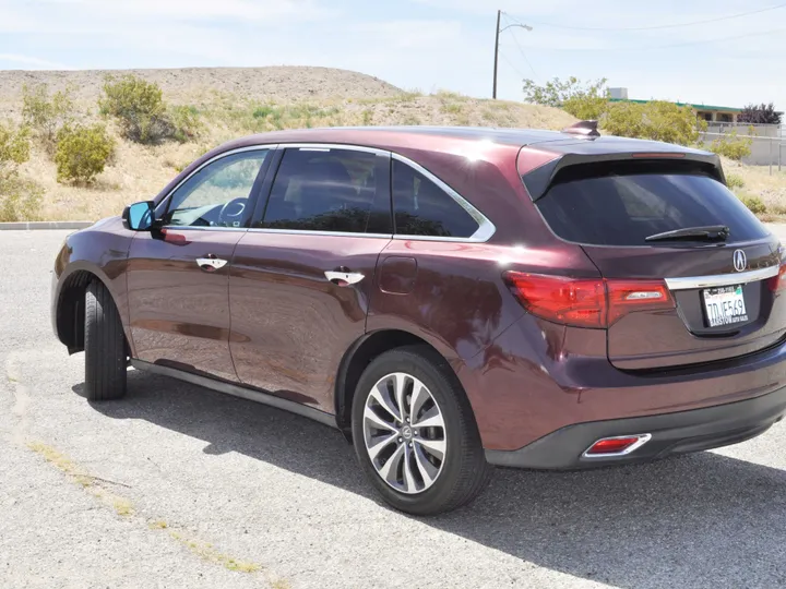 BURGUNDY, 2014 ACURA MDX Image 5