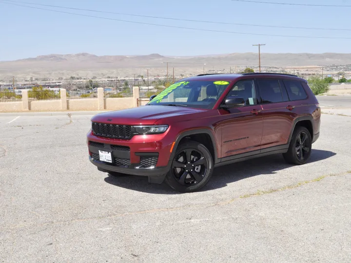 BURGUNDY, 2021 JEEP GRAND CHEROKEE L Image 3