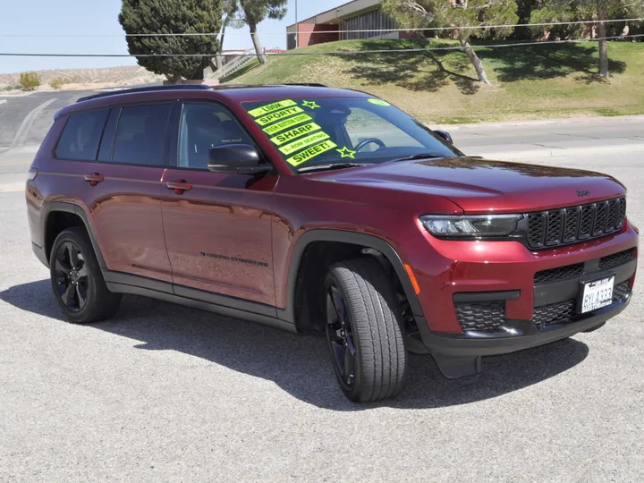 BURGUNDY, 2021 JEEP GRAND CHEROKEE L Image 9