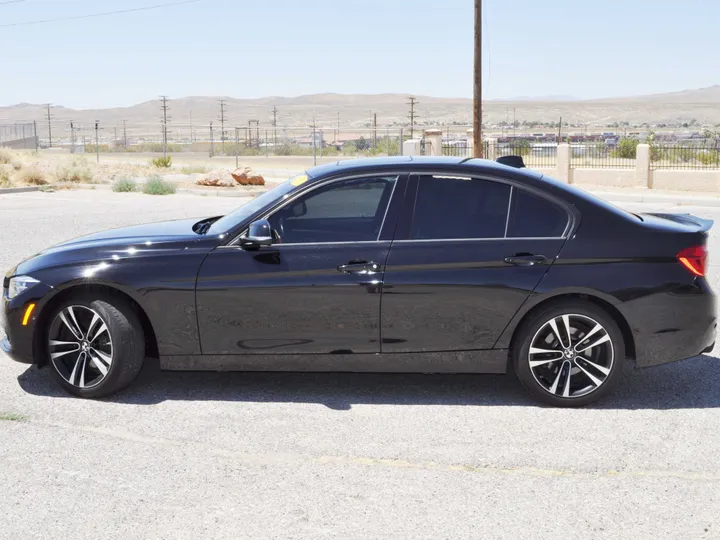 BLACK, 2018 BMW 3 SERIES Image 4