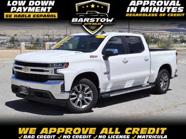 WHITE, 2020 CHEVROLET SILVERADO 1500 CREW CAB Image 