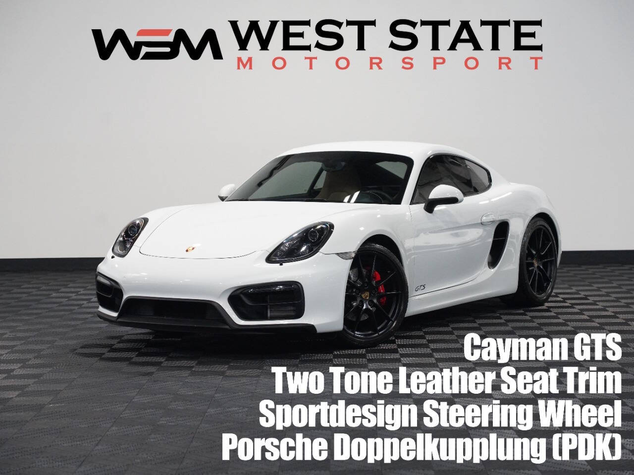 WHITE, 2016 PORSCHE CAYMAN Image 