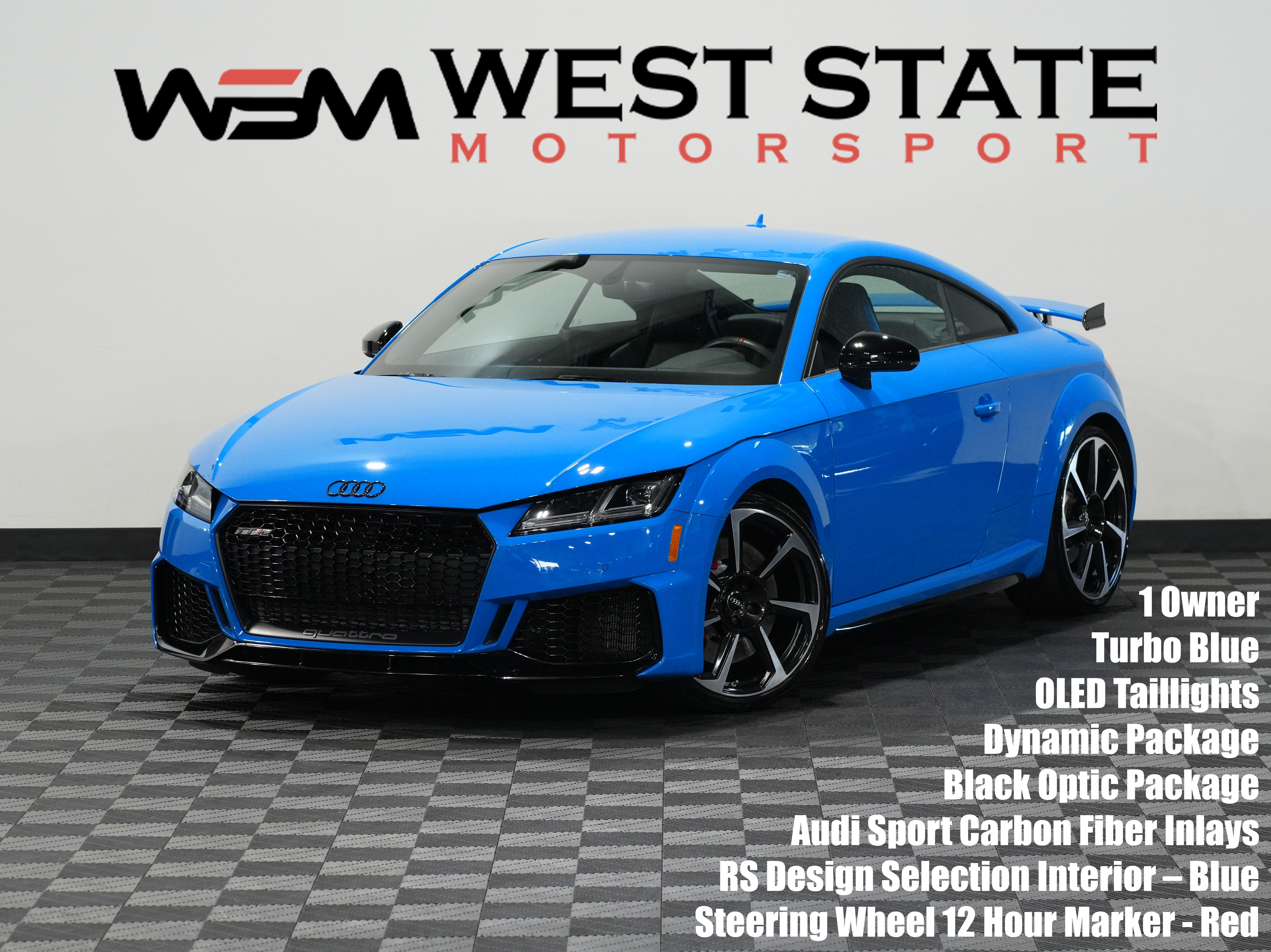 BLUE, 2019 AUDI TT Image 1