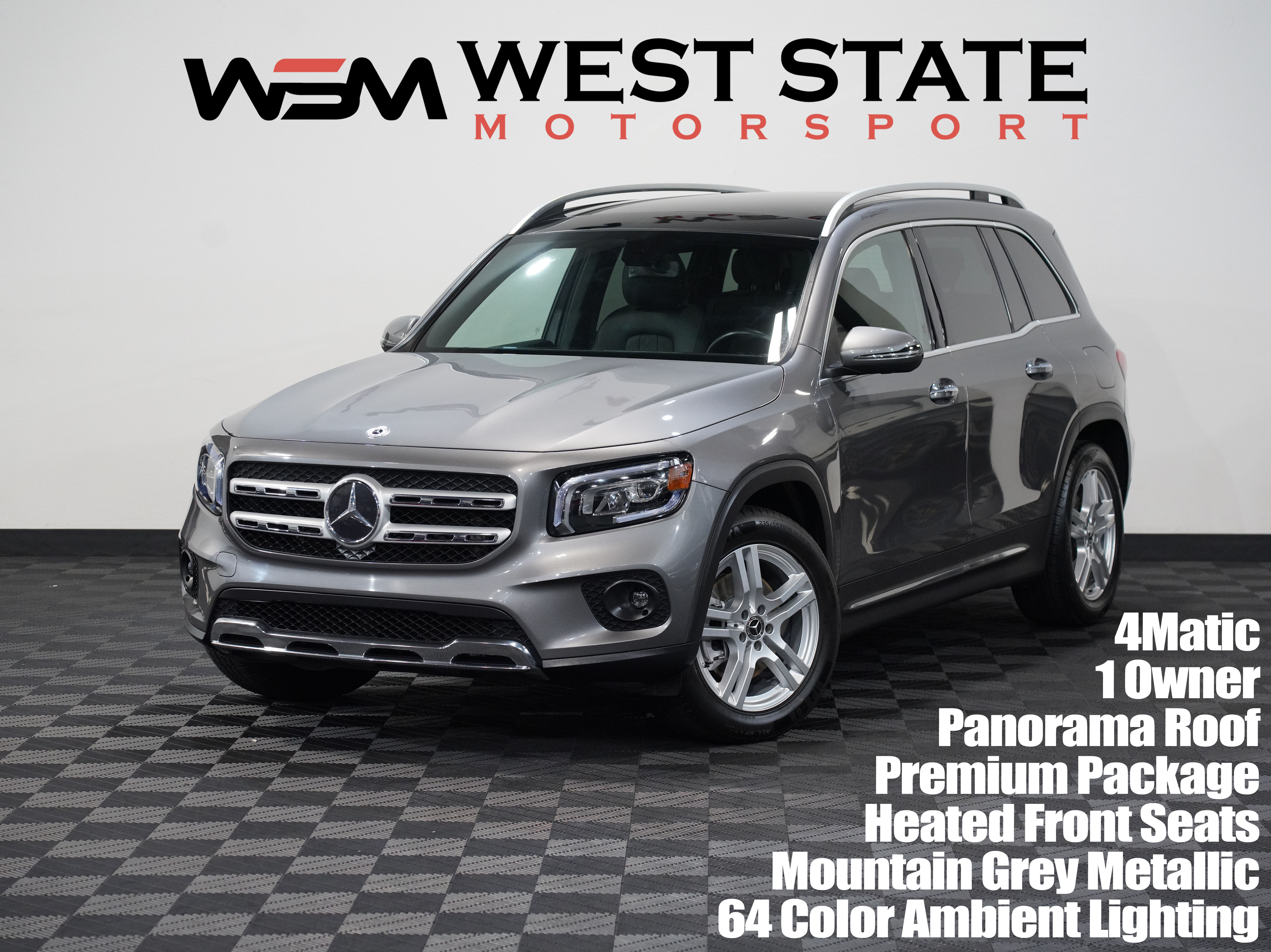 GRAY, 2020 MERCEDES-BENZ GLB Image 1