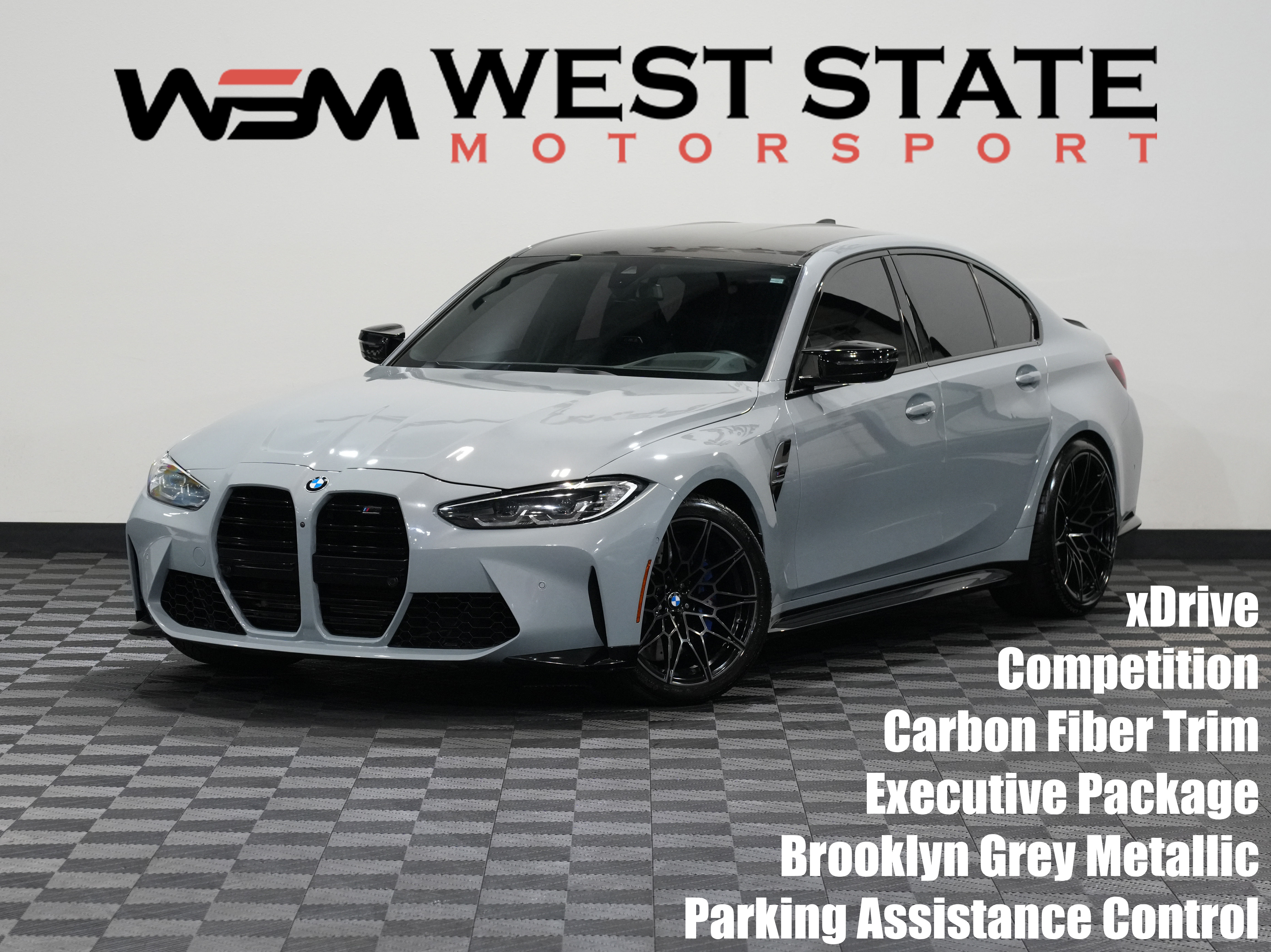 BROOKLYN GREY METALLIC, 2022 BMW M3 Image 1