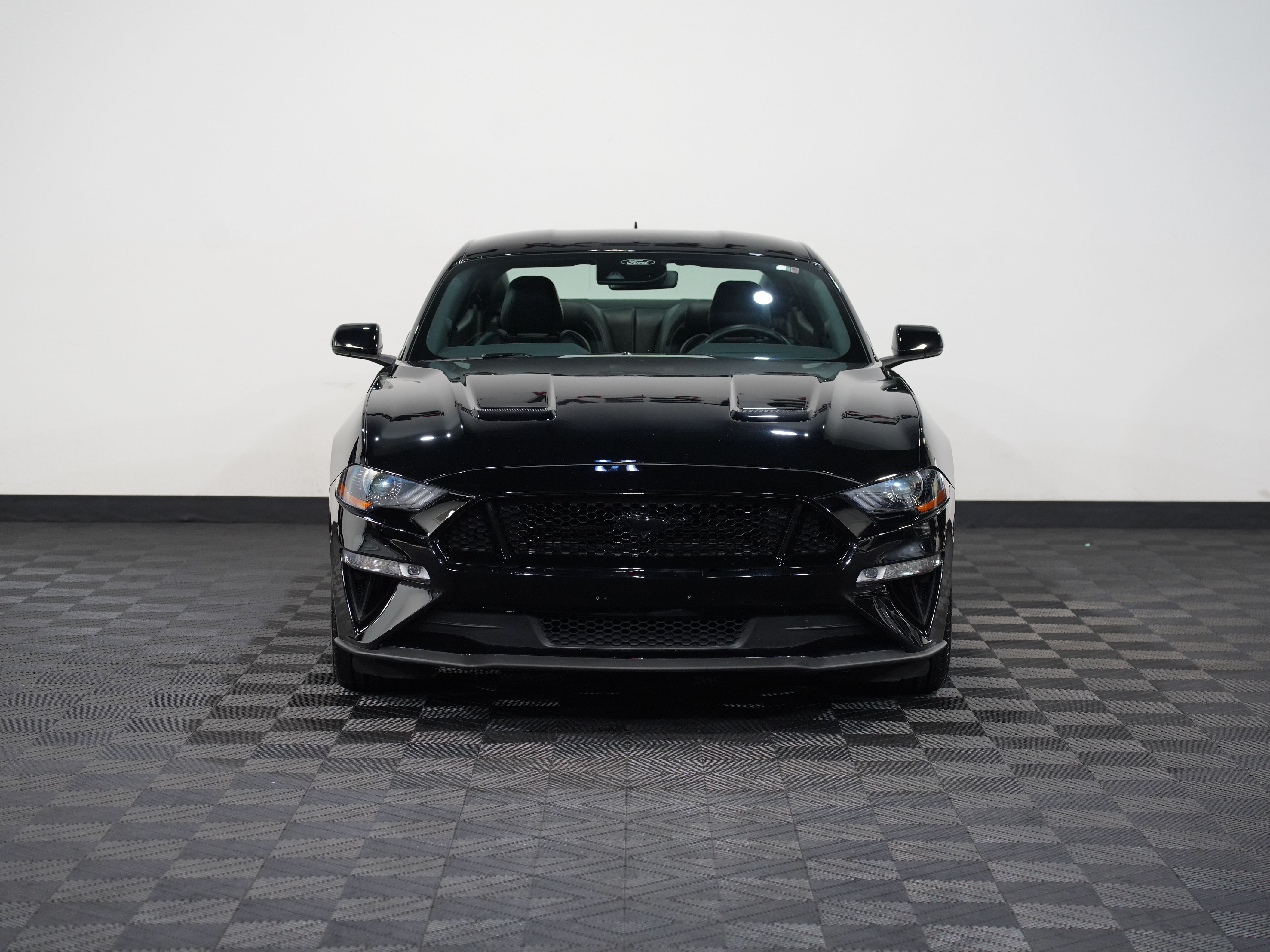 BLACK, 2021 FORD MUSTANG Image 4