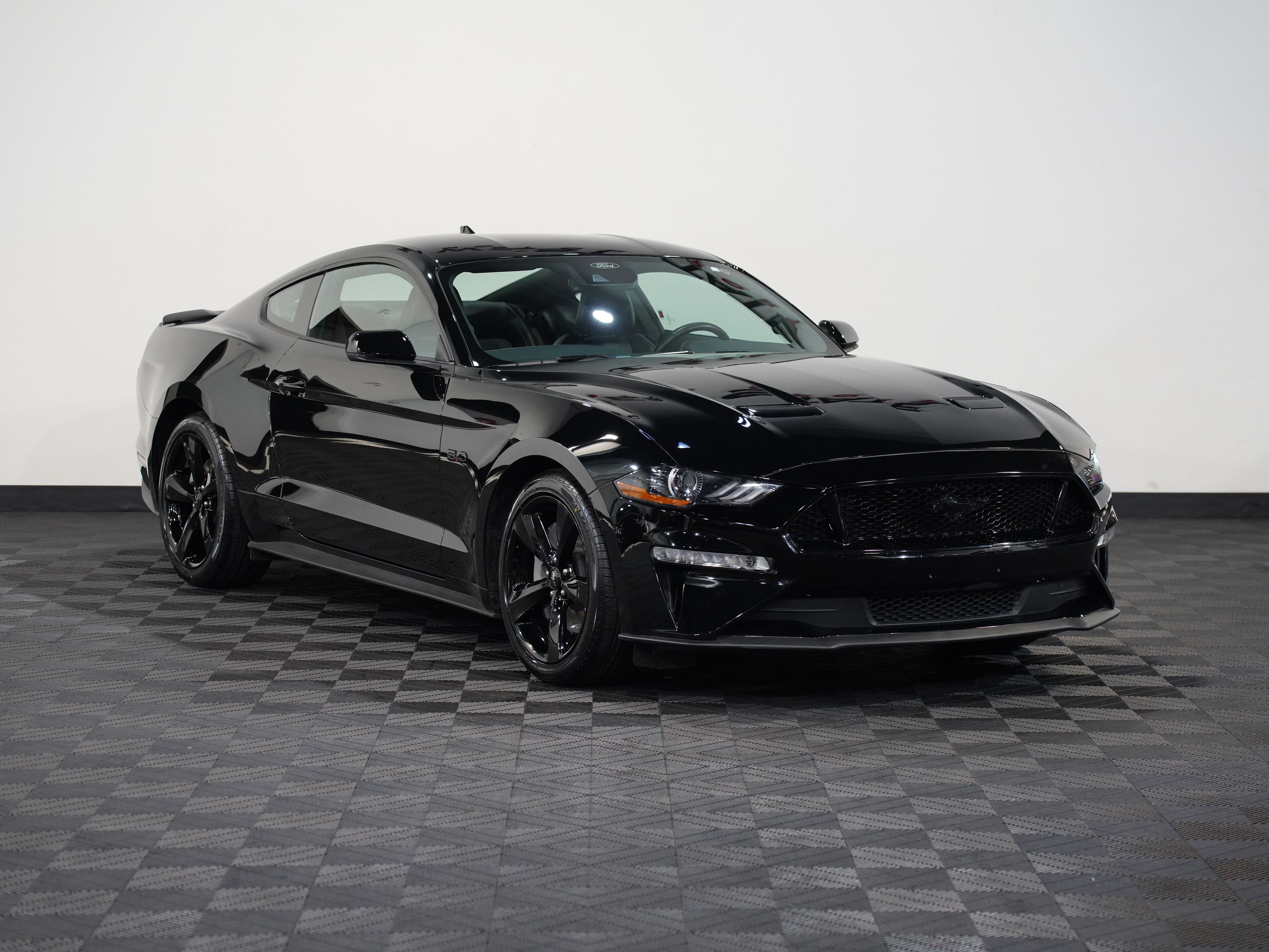BLACK, 2021 FORD MUSTANG Image 5