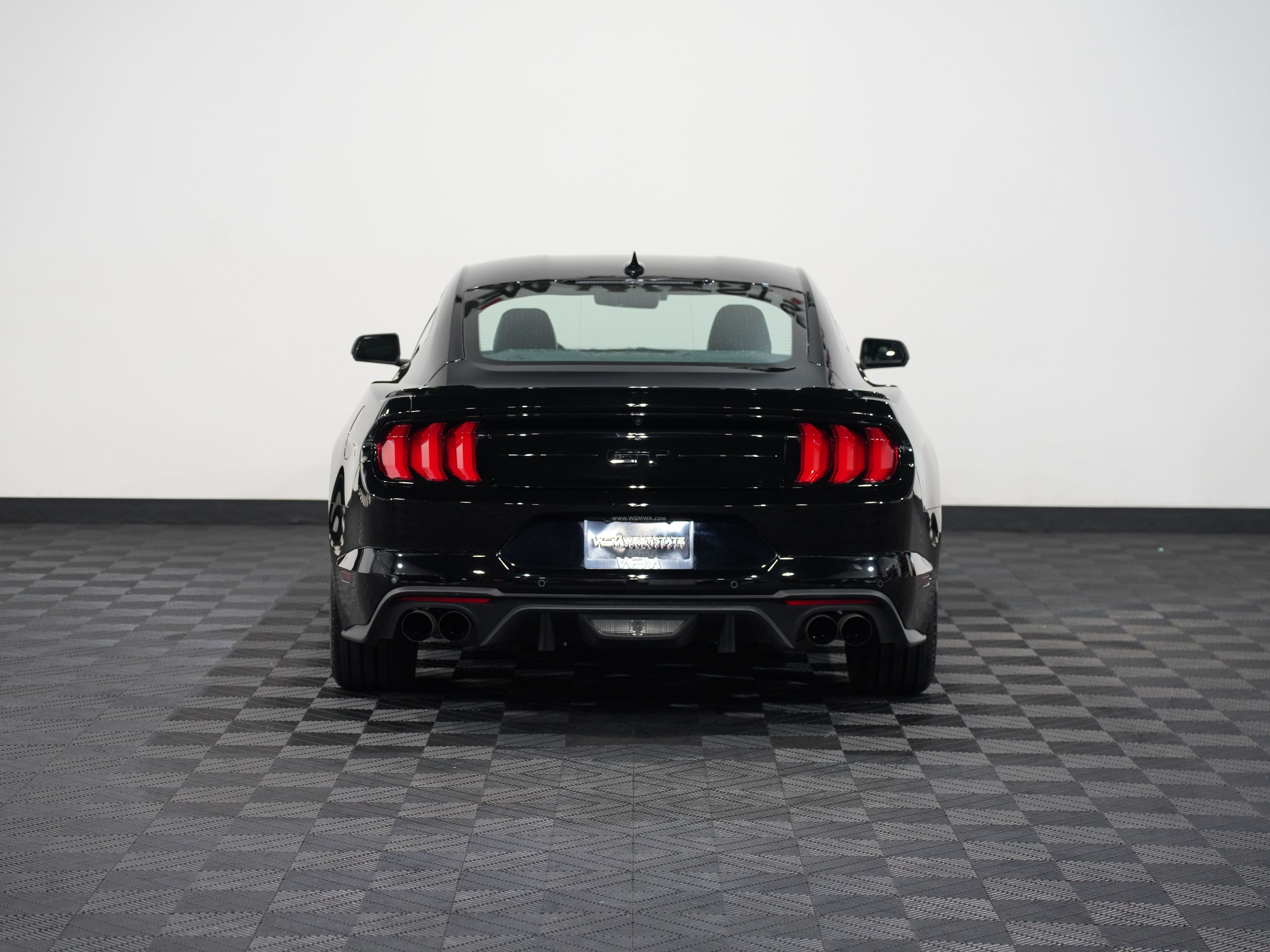 BLACK, 2021 FORD MUSTANG Image 7