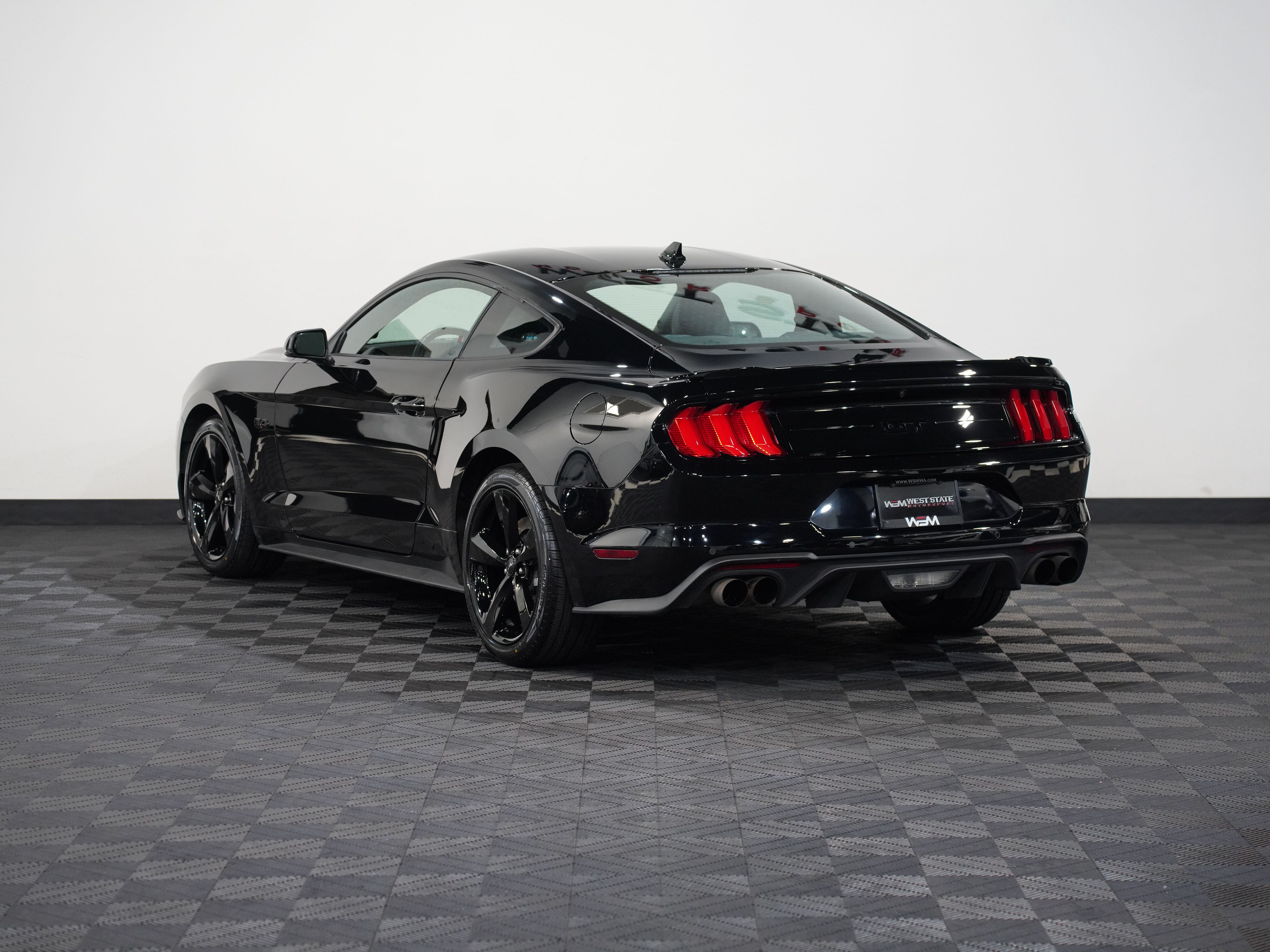 BLACK, 2021 FORD MUSTANG Image 8