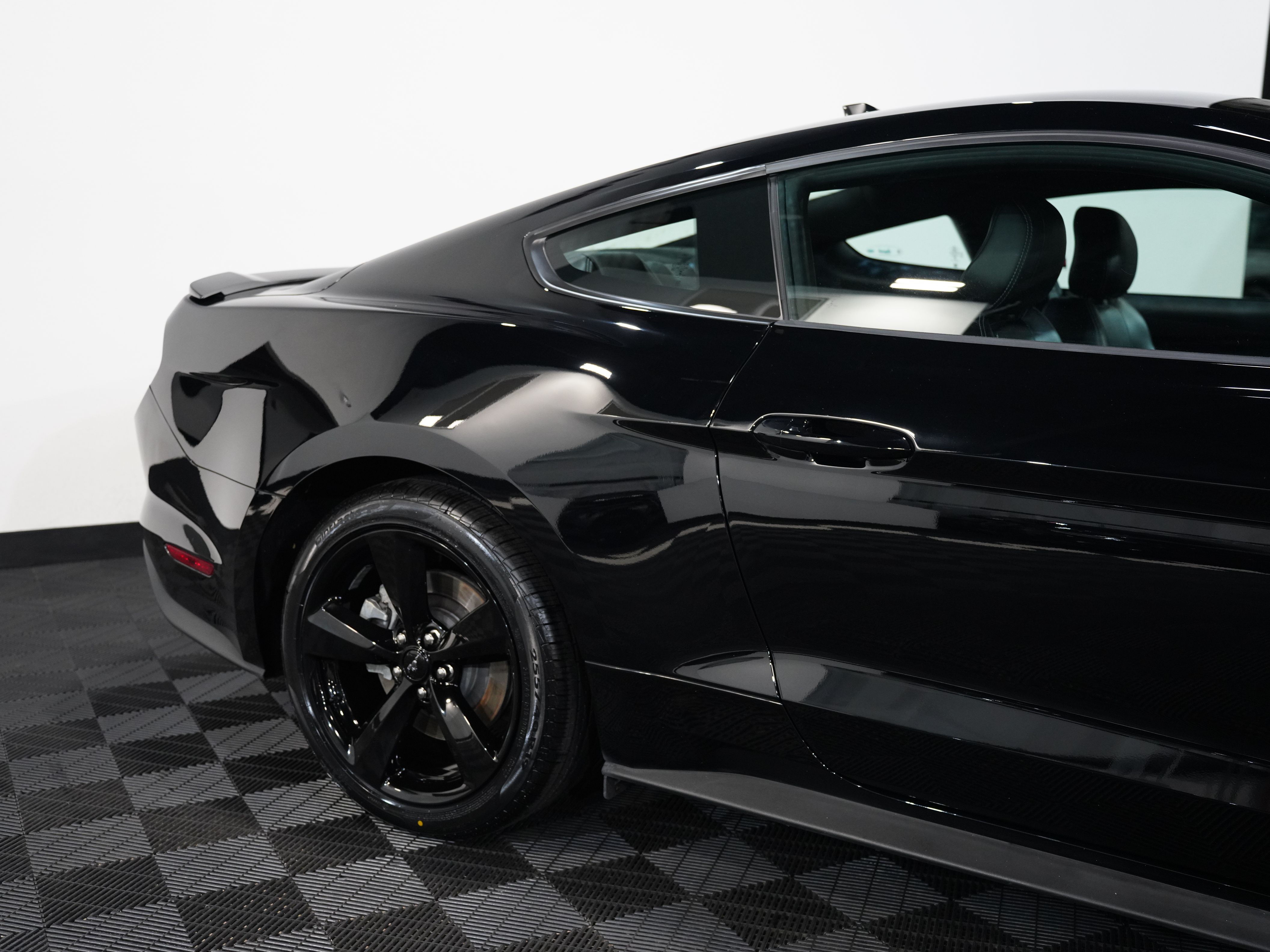 BLACK, 2021 FORD MUSTANG Image 15