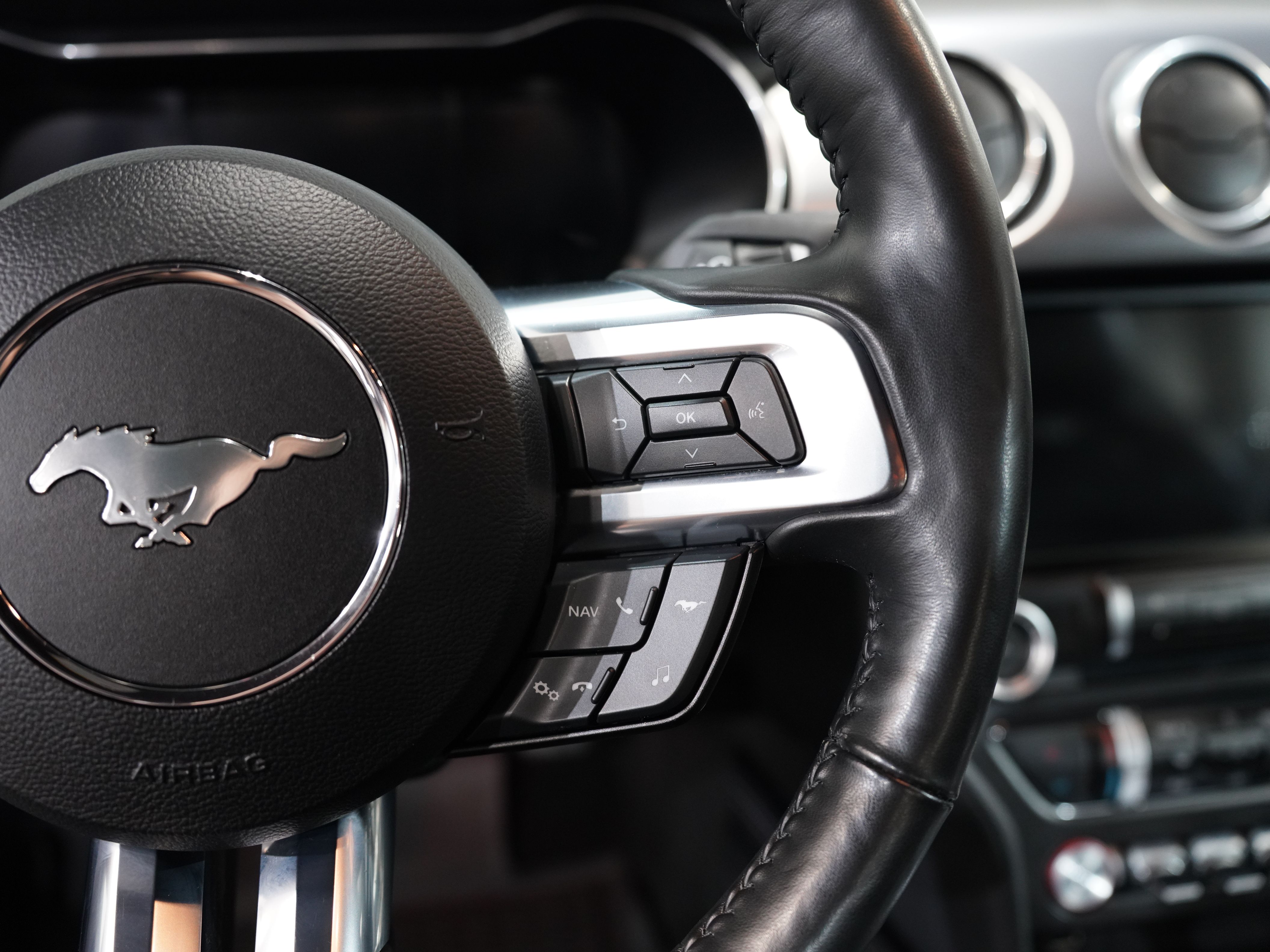 BLACK, 2021 FORD MUSTANG Image 38