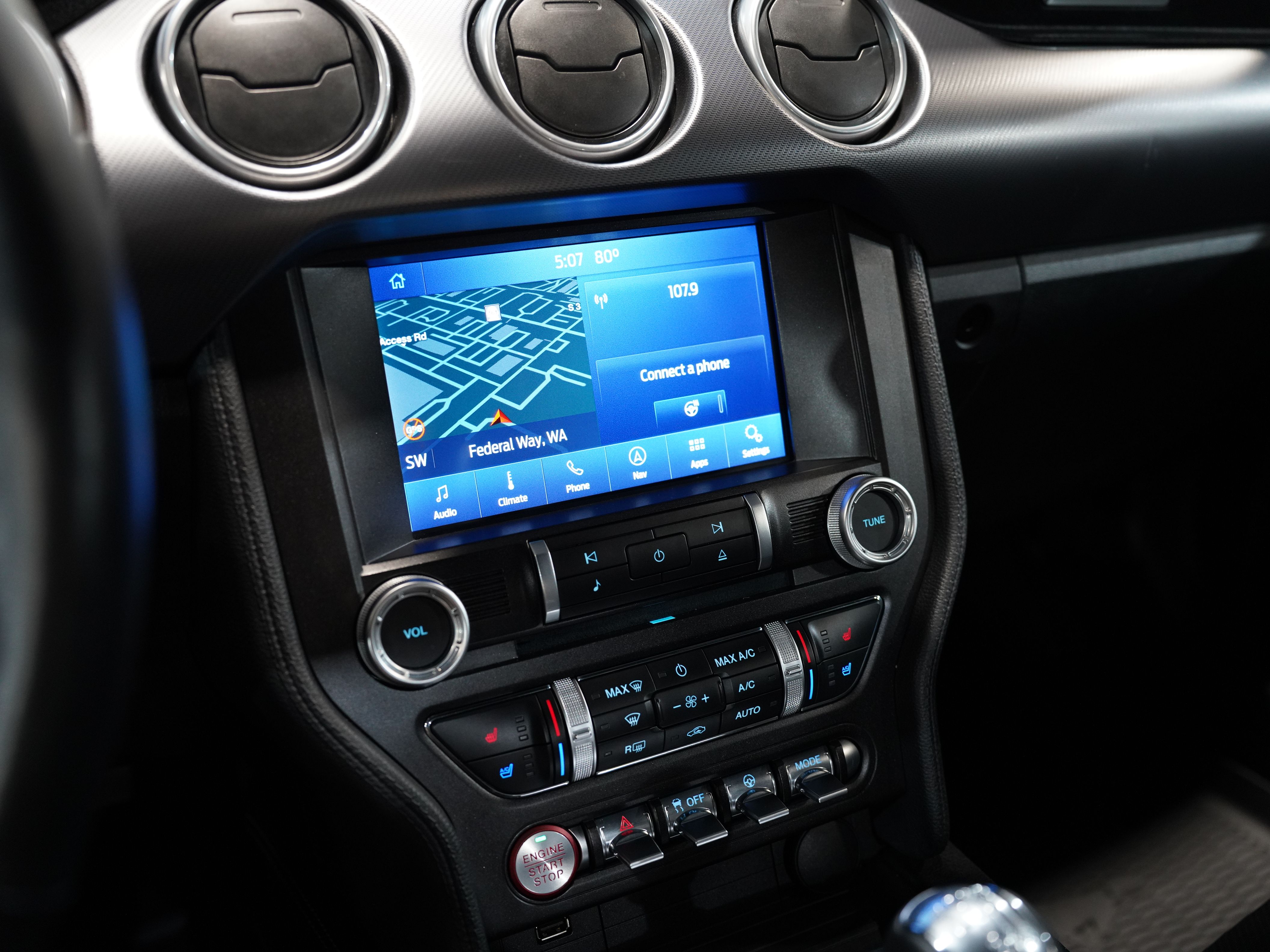 BLACK, 2021 FORD MUSTANG Image 40