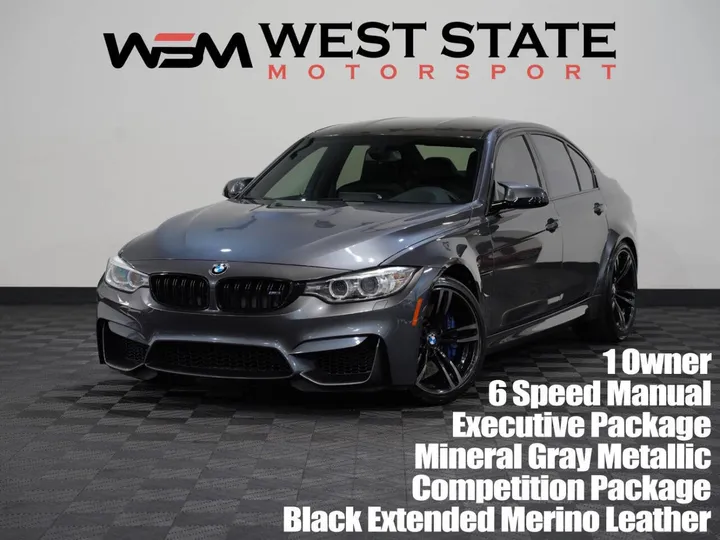 MINERAL GRAY METALLIC, 2017 BMW M3 Image 1
