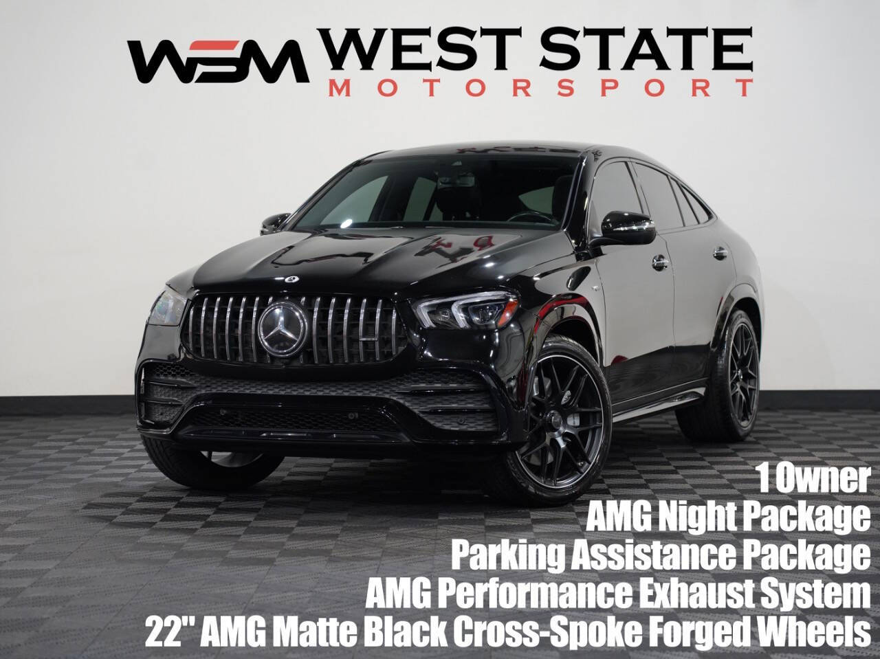 OBSIDIAN BLACK METALLIC, 2021 MERCEDES-BENZ MERCEDES-AMG GLE COUPE Image 