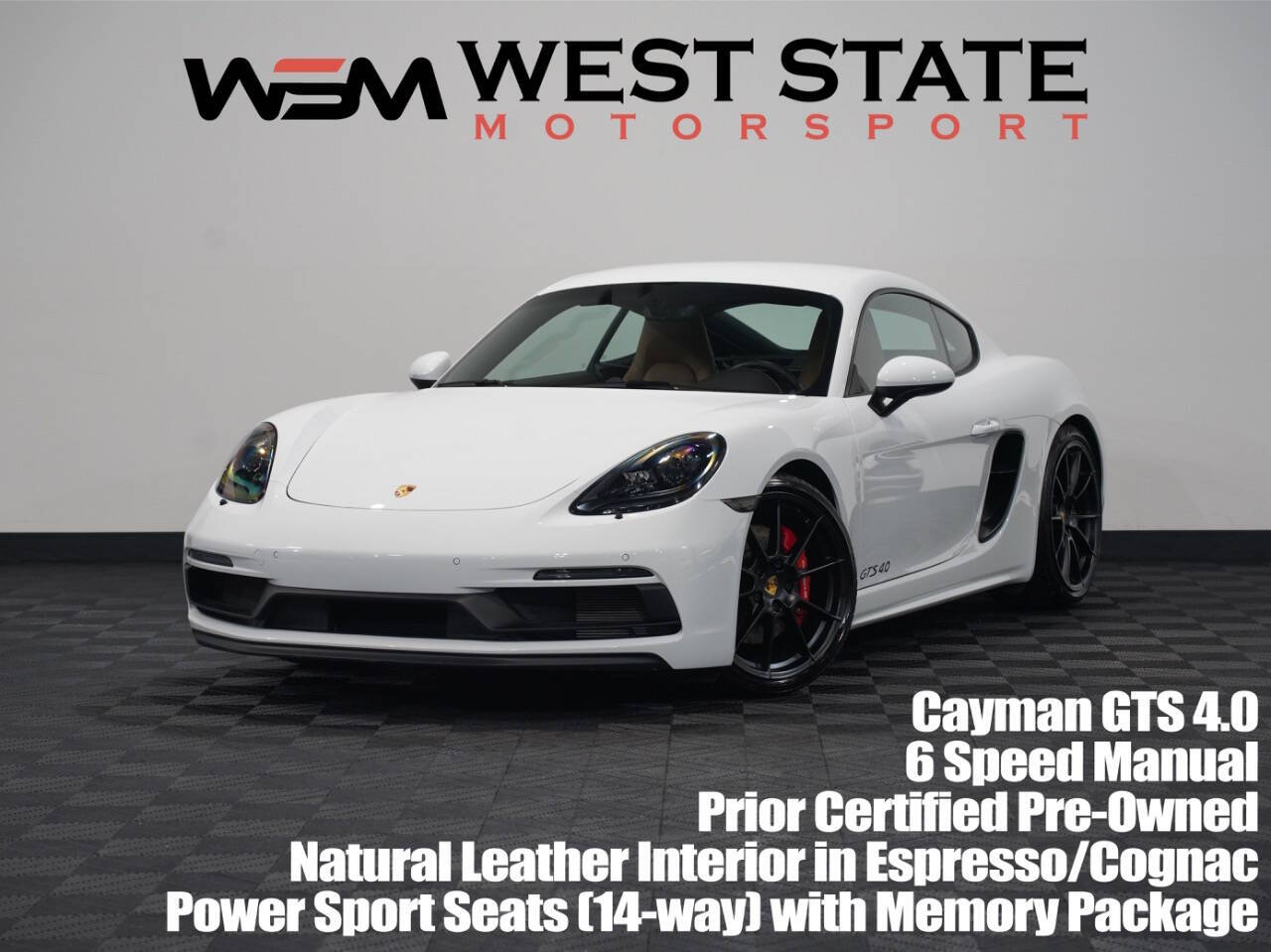 WHITE, 2021 PORSCHE 718 CAYMAN Image 