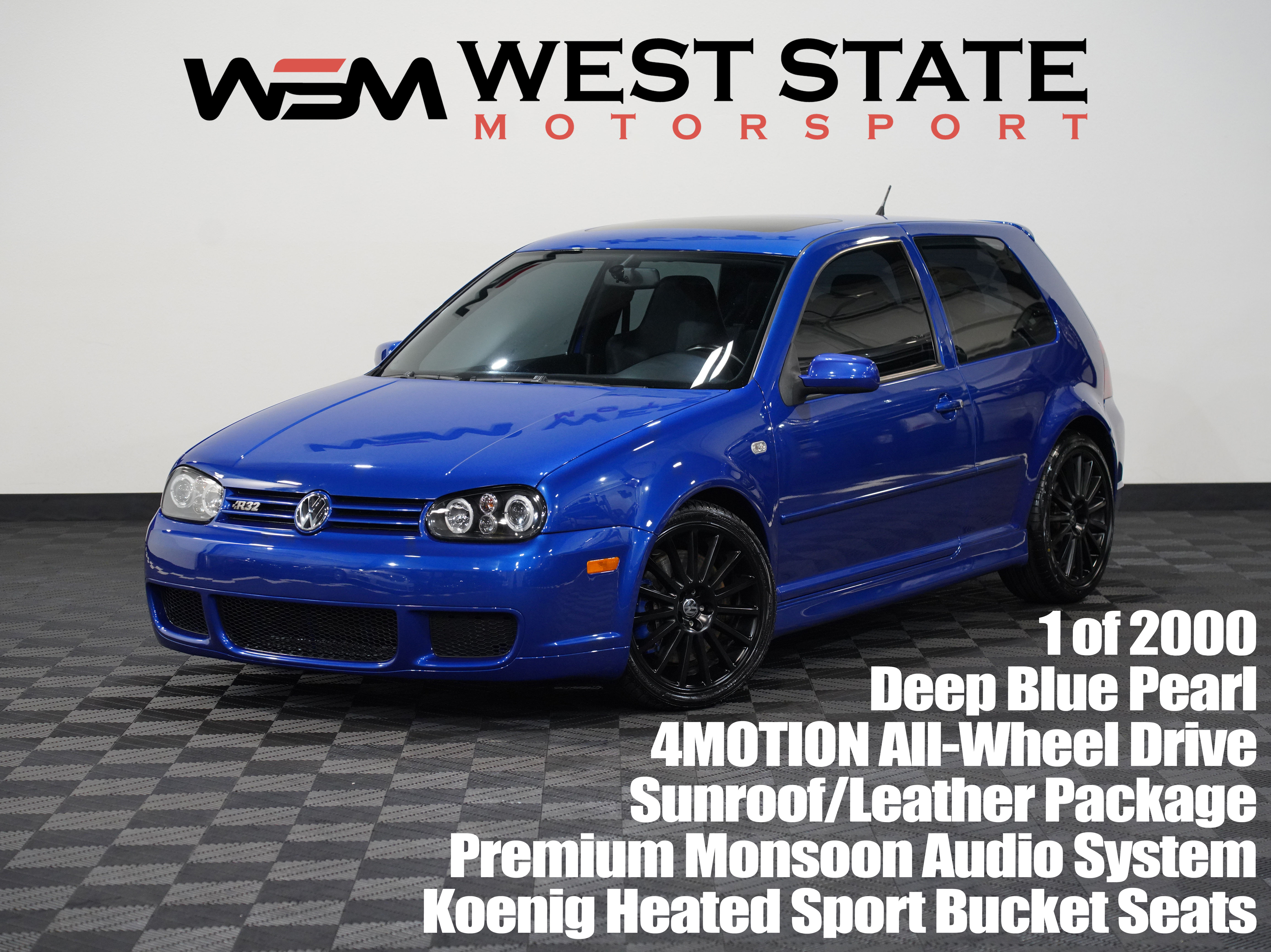 BLUE, 2004 VOLKSWAGEN R32 Image 