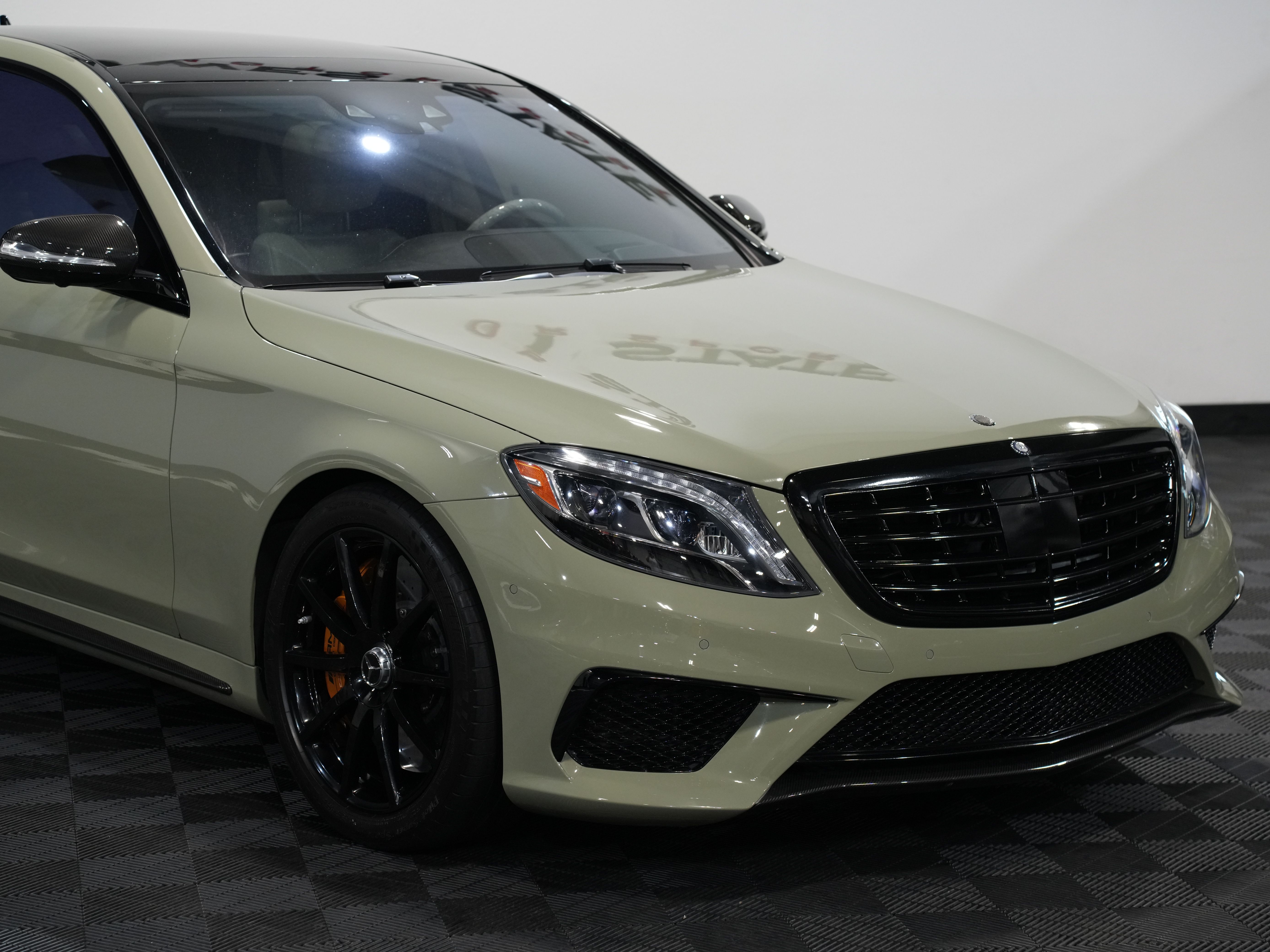 GREEN, 2015 MERCEDES-BENZ S-CLASS Image 8