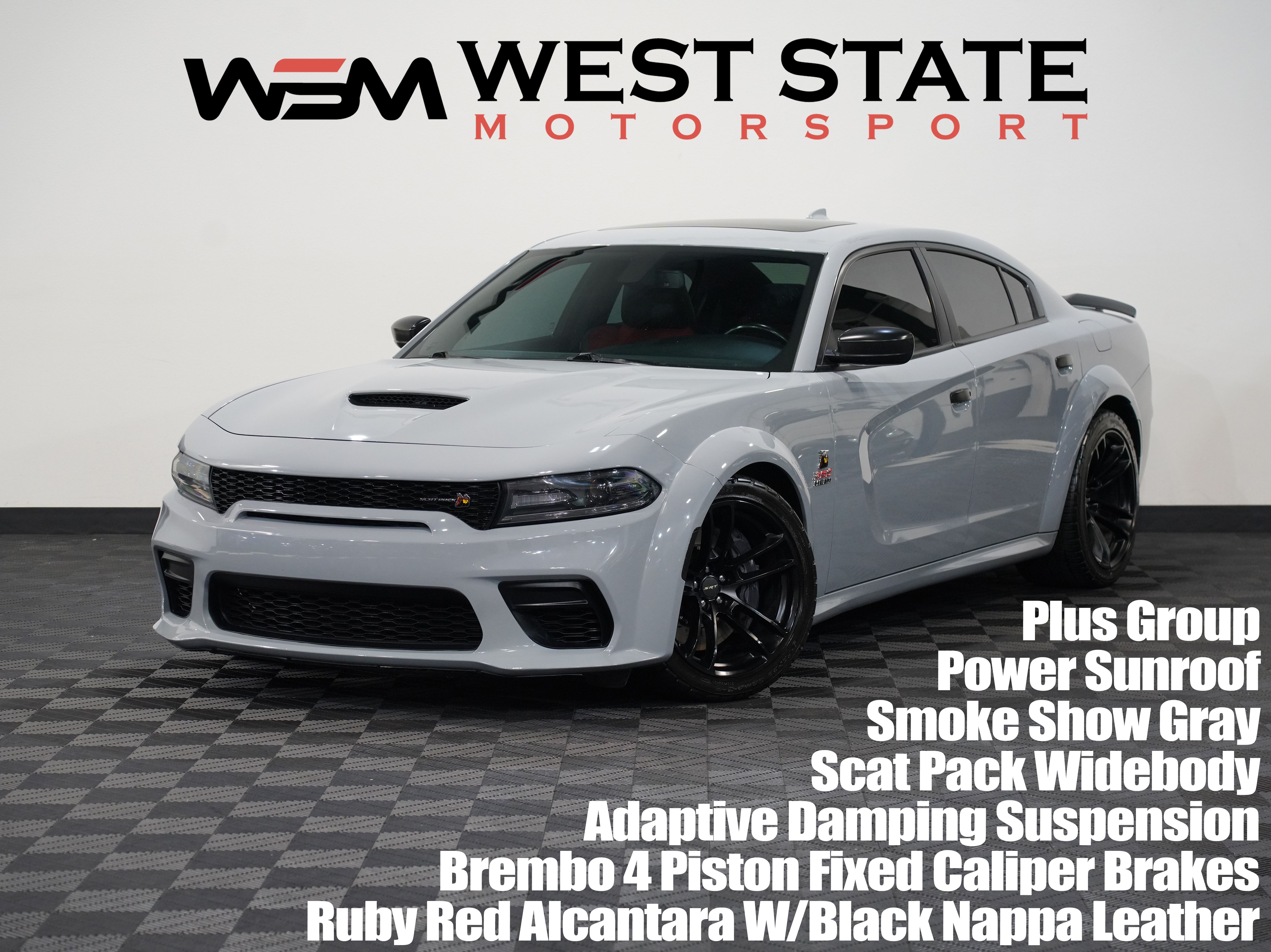GRAY, 2021 DODGE CHARGER Image 1