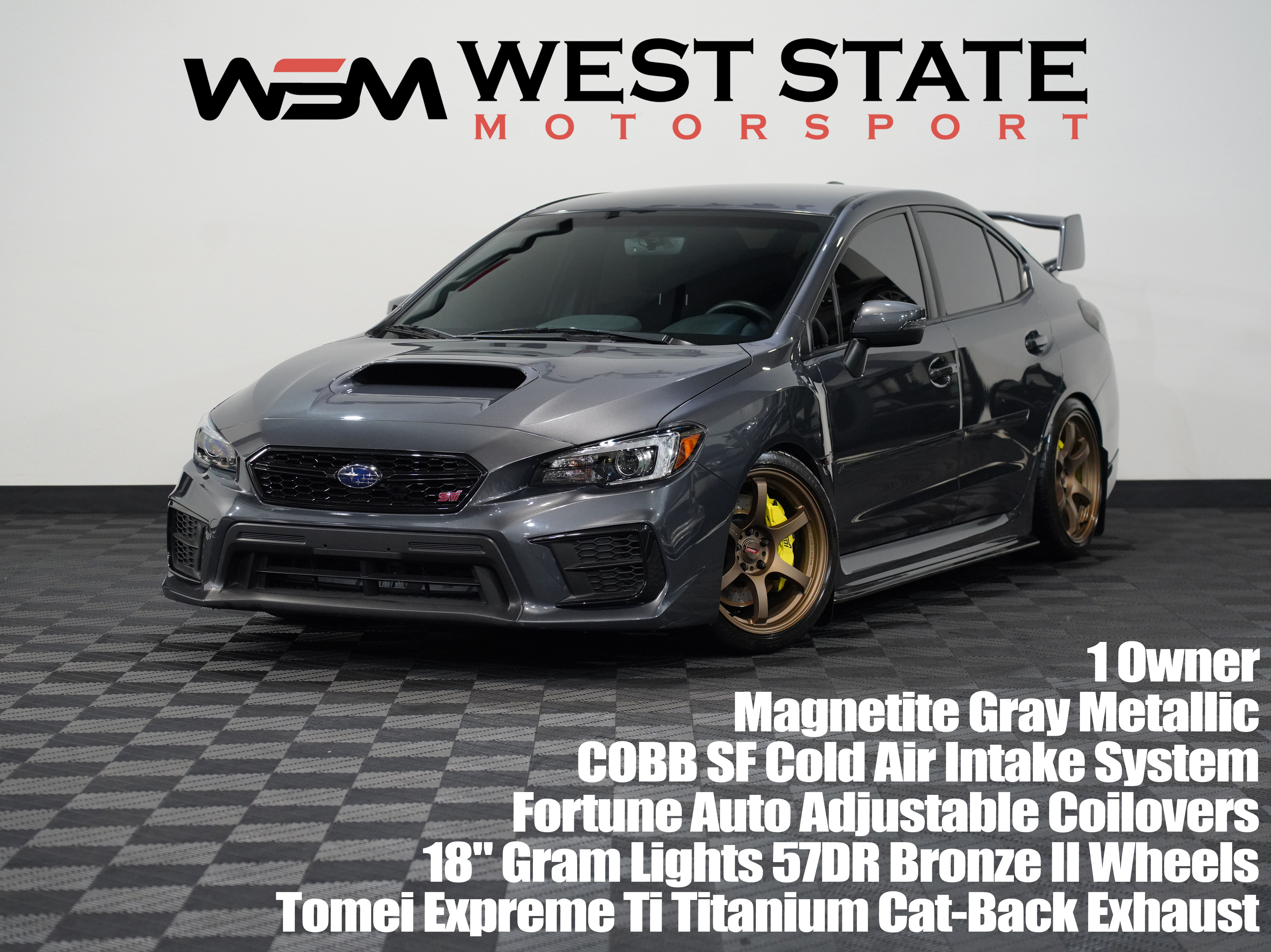 GRAY, 2021 SUBARU WRX Image 1