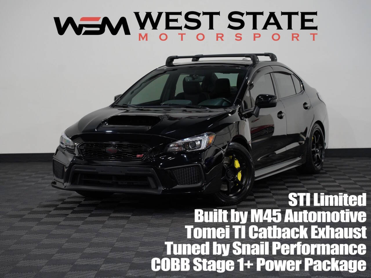 CRYSTAL BLACK SILICA, 2018 SUBARU WRX Image 1