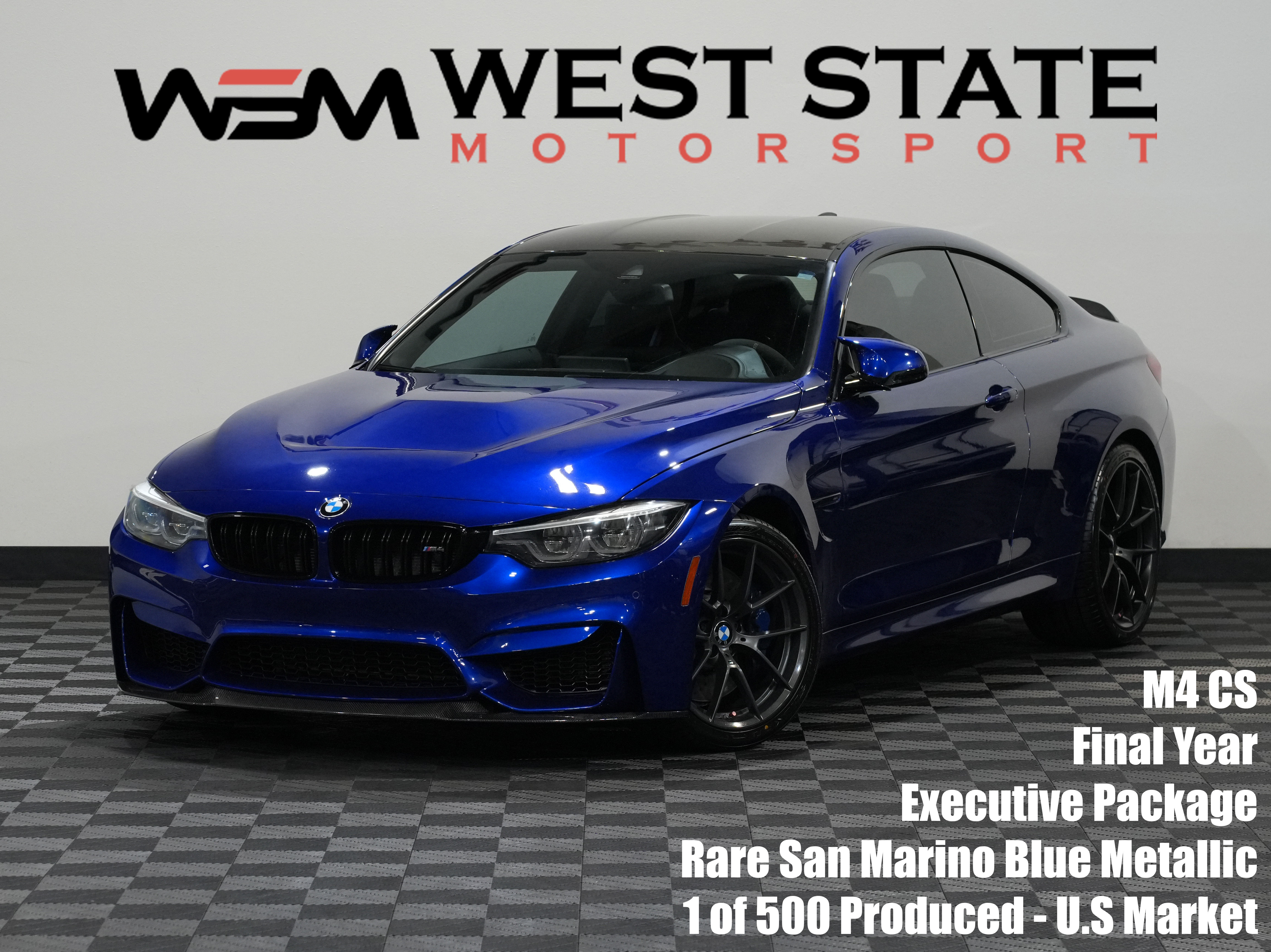 BLUE, 2020 BMW M4 Image 1
