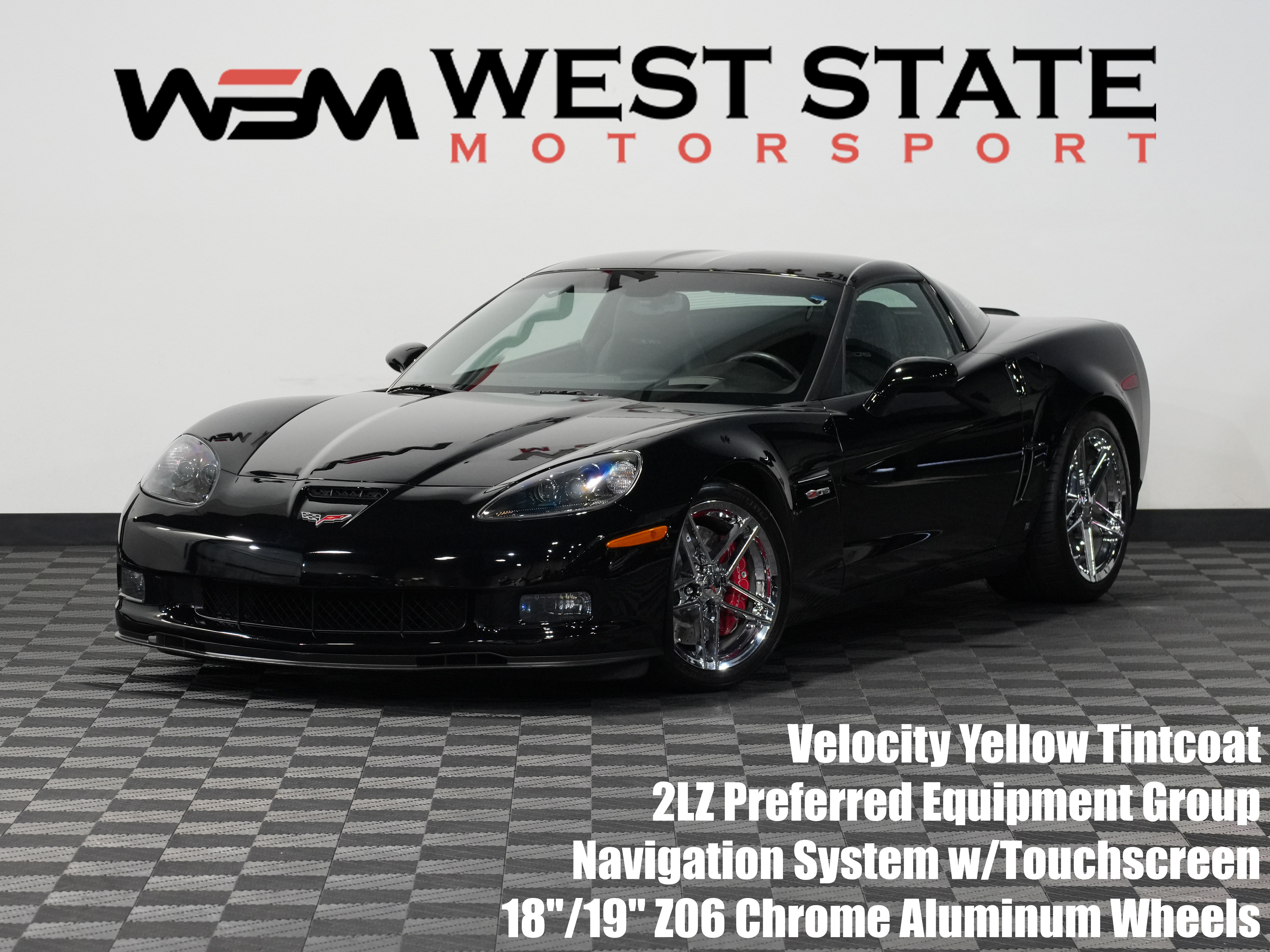BLACK, 2008 CHEVROLET CORVETTE Image 1