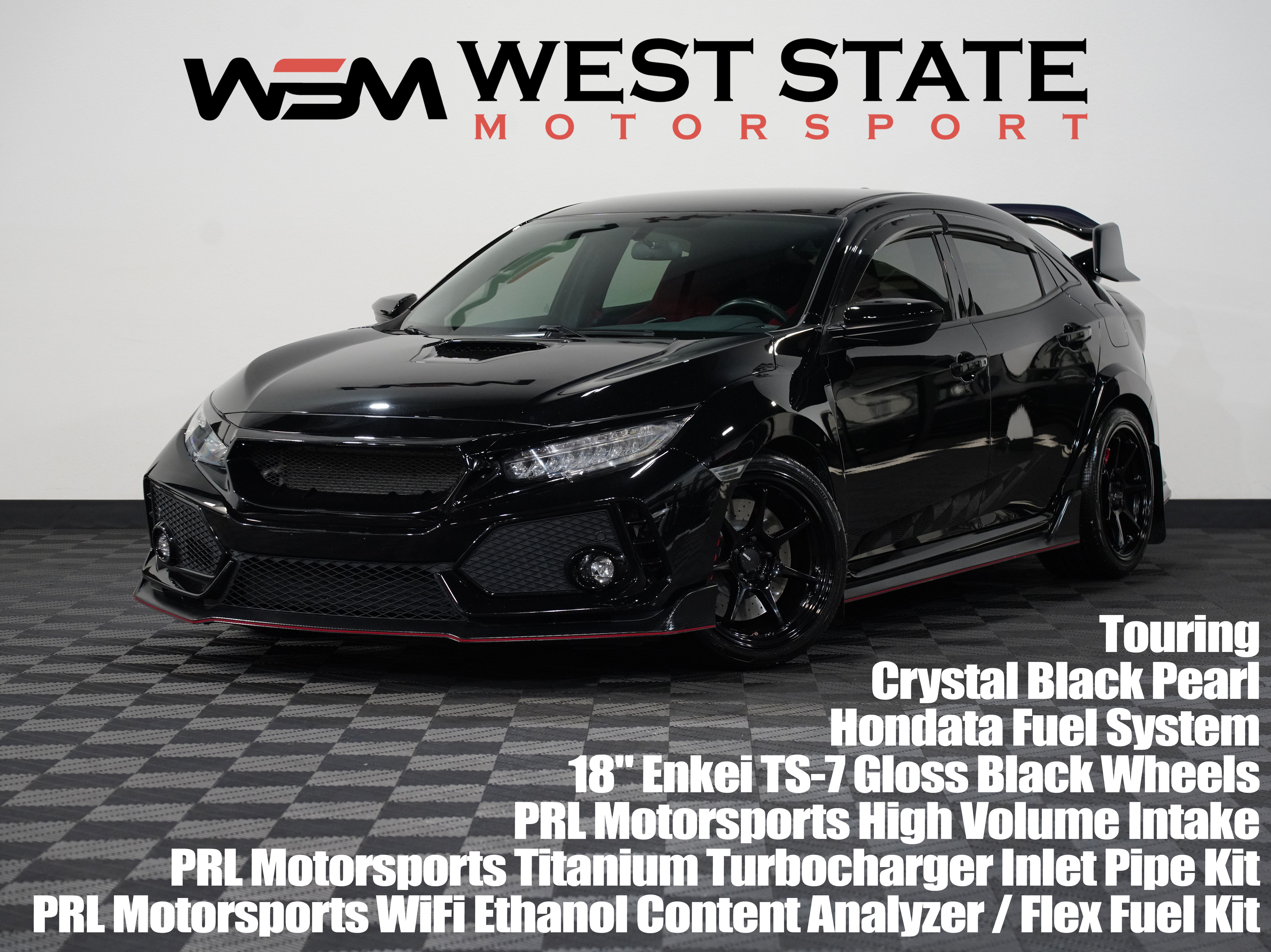 BLACK, 2019 HONDA CIVIC TYPE R Image 1