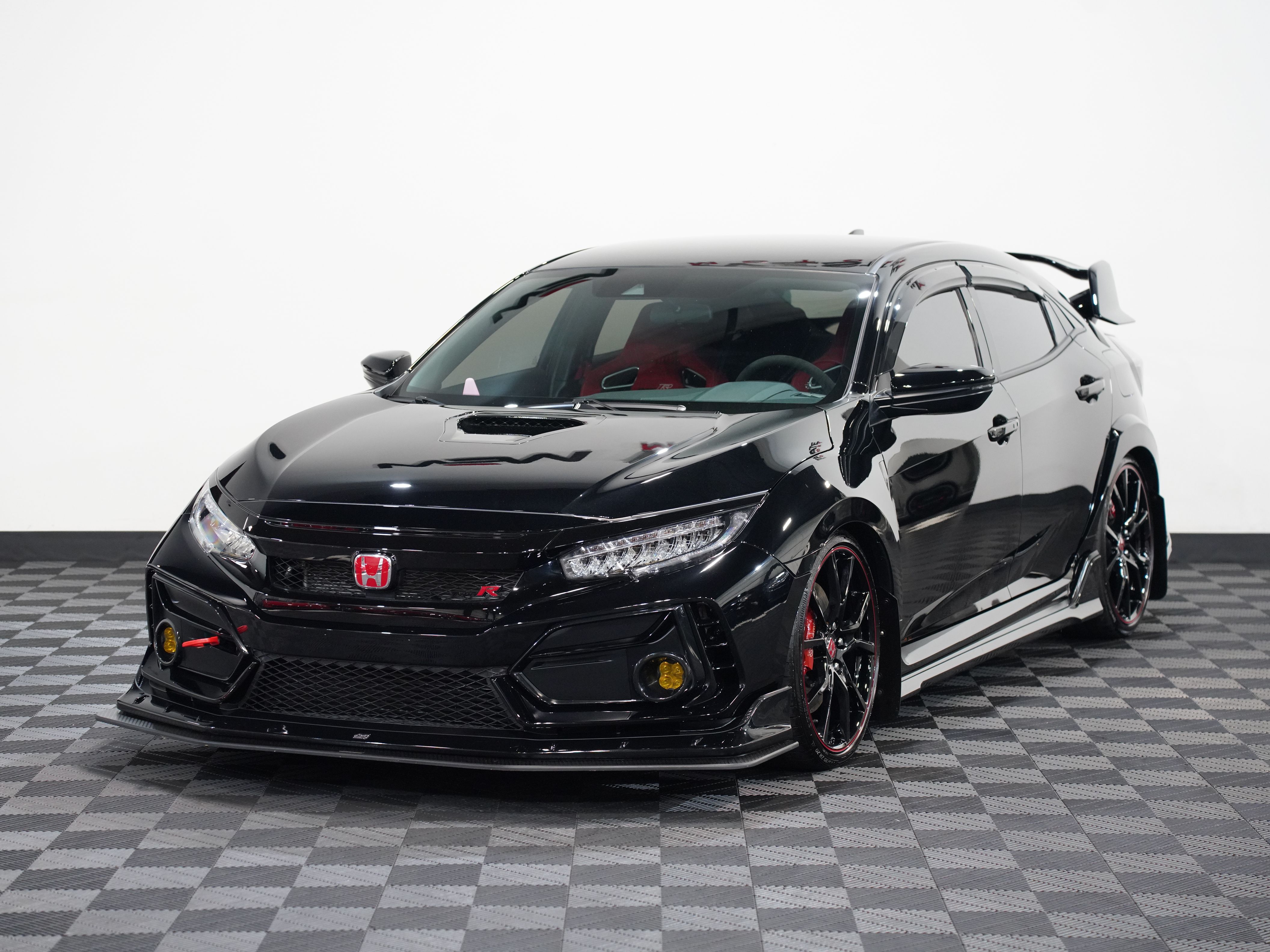 BLACK, 2021 HONDA CIVIC TYPE R Image 3