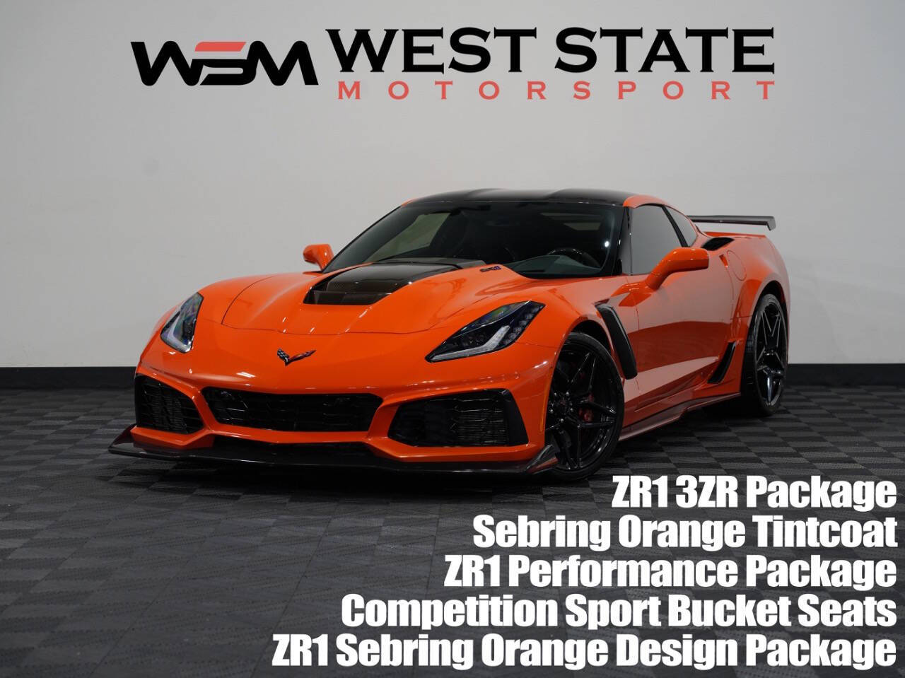 SEBRING ORANGE TINTCOAT, 2019 CHEVROLET CORVETTE Image 1