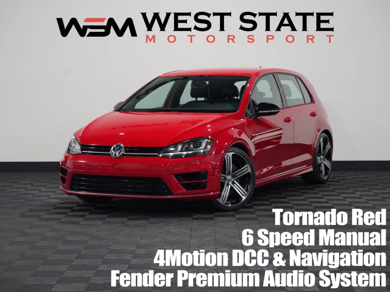 TORNADO RED, 2016 VOLKSWAGEN GOLF R Image 